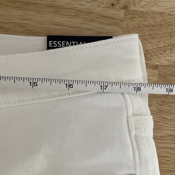 J. Crew Essential Straight Leg White Jean in All-day Stretch‎ Size 32 BX520 - Picture 5 of 10